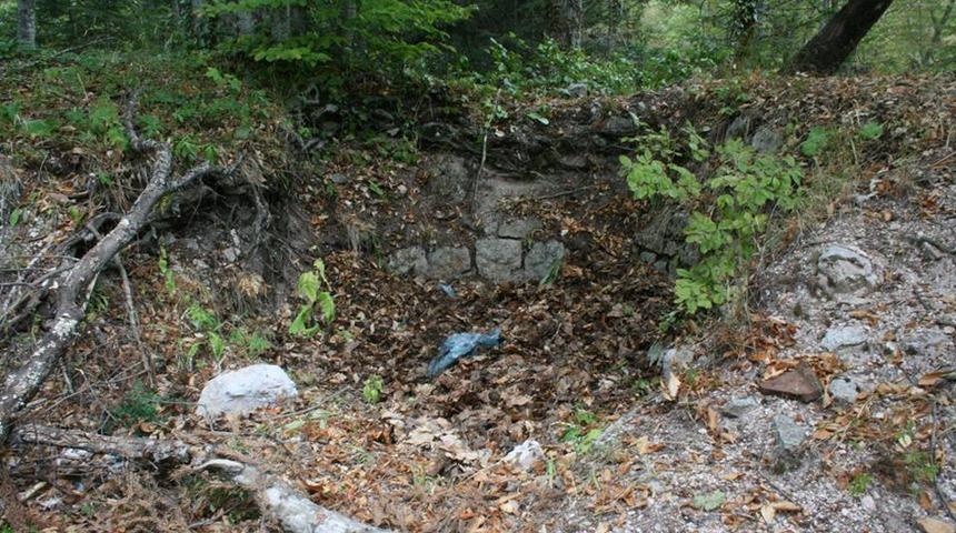 K&uuml;re Dağları Milli Parkı&rsquo;nda defineciler ka&ccedil;ak kazı yaptı