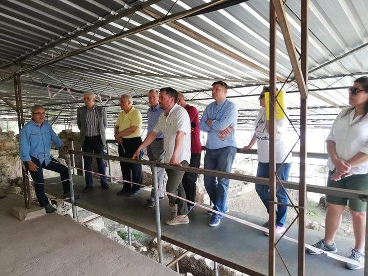 Meclis üyeleri Antandros’ta incelemelerde bulundular G2