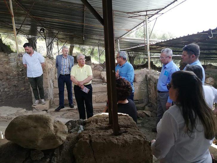 Meclis üyeleri Antandros’ta incelemelerde bulundular G5