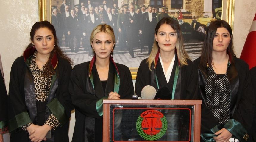 Avukatın &ouml;ld&uuml;r&uuml;lmesine Malatya&rsquo;dan tepki
