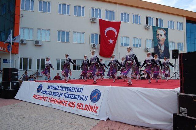 Kumluca MYO’da mezuniyet coşkusu