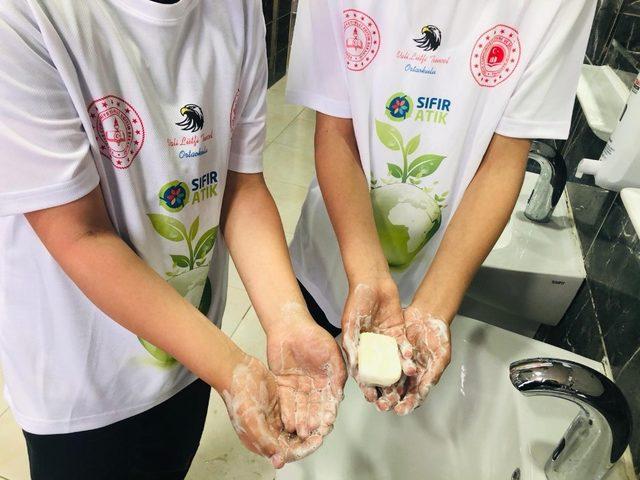 Atık yağdan sabun &uuml;rettiler 1