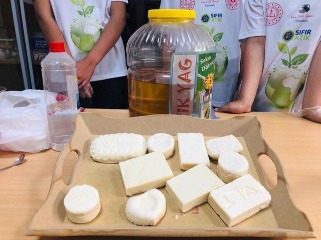 Atık yağdan sabun &uuml;rettiler 2