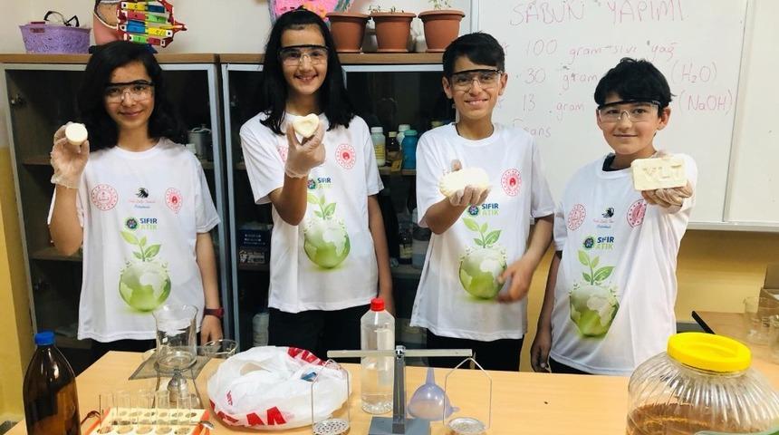 Atık yağdan sabun &uuml;rettiler