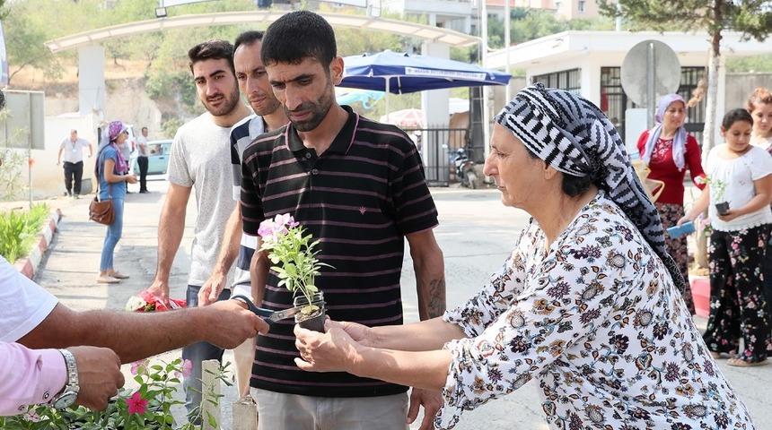 B&uuml;y&uuml;kşehir Belediyesi, t&uuml;m mezarlıklarda 100 bin &ccedil;i&ccedil;ek fidesi dağıtacak
