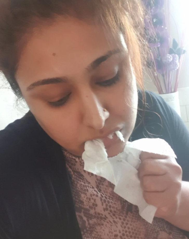 'KAÄIT HAVLUYU YEMEK İÃİN ALIYORDUM'