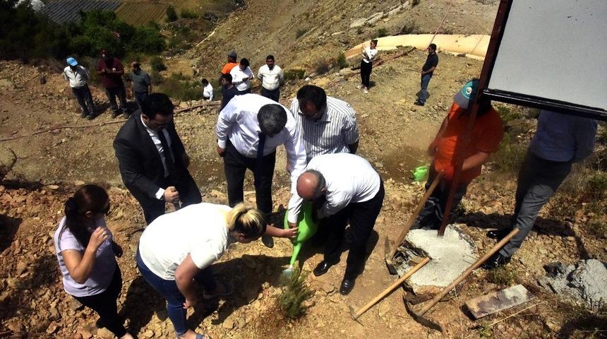 Şehit Halil İbrahim Şık Hatıra Ormanı’na fidan dikildi