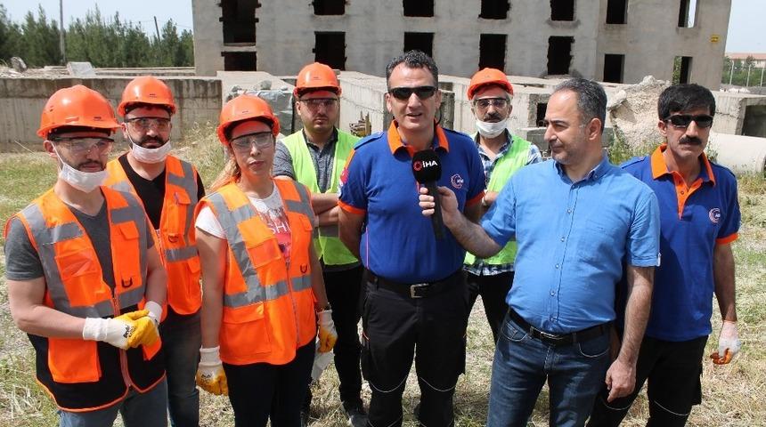 &Ouml;ğretmenler, ger&ccedil;eği aratmayan tatbikatla eğitildi