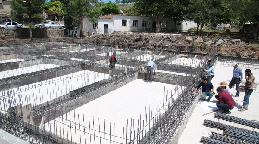 Eyüpnebi’de cami ve külliye inşaatı sürüyor