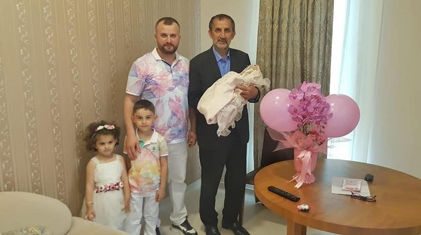 Başkan Şahin 3. kez dede oldu