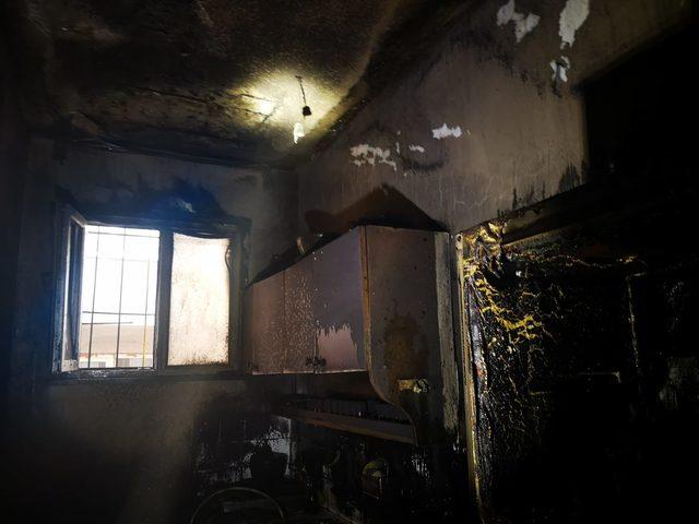 Sancaktepe'de 5 katlı binada yangın paniği
