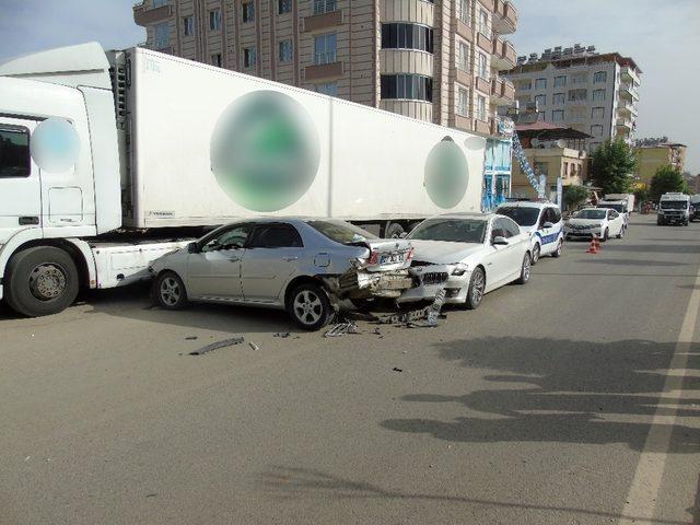 İslahiye’de zincirleme kaza: 1 yaralı