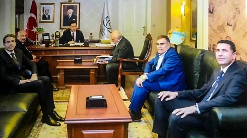 Rekt&ouml;r Durmuş&rsquo;tan Kamu Başdenet&ccedil;isi Malko&ccedil;&rsquo;a ziyaret