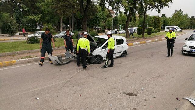 Elazığ’da  trafik kazası: 1 yaralı