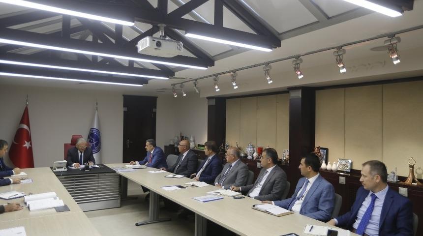 Başkan Büyükkılıç ve Başkan Cabbar’dan istişare toplantısı