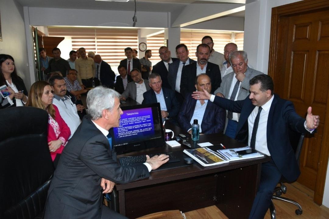 Başkan G&uuml;ney, Başkan Yılmaz&rsquo;ı ağırladı