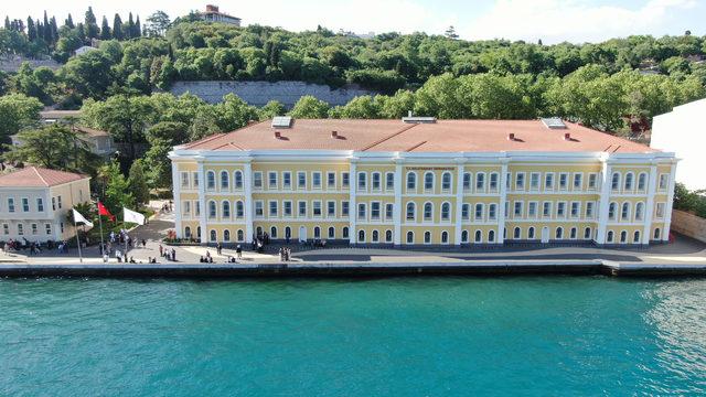 (Havadan fotoğraflarla) - Yanan Galatasaray Üniversitesi'nin restorasyon tamamlandı