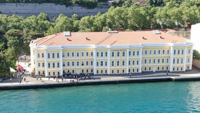 (Havadan fotoğraflarla) - Yanan Galatasaray Üniversitesi'nin restorasyon tamamlandı