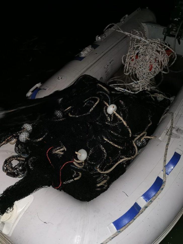 Jandarma 510 metre manyat ağ ile bin 250 kilo inci kefali ele geçirdi G4