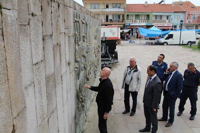 Kurtuluş Savaşı’nın simgesi heykellere bakım ve temizlik çalışması