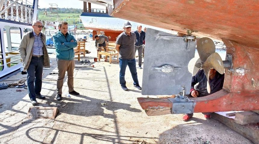 Gezi tekneleri sezona hazırlanıyor