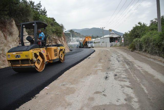 Alanya Belediyesi’nden Dim Çayı yol bakımı