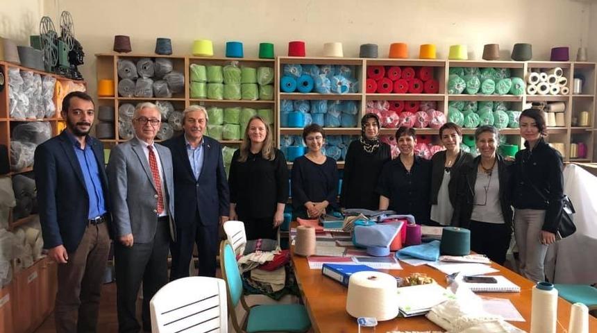 Lefke Bezi Dokuma projesine İstanbul’dan destek