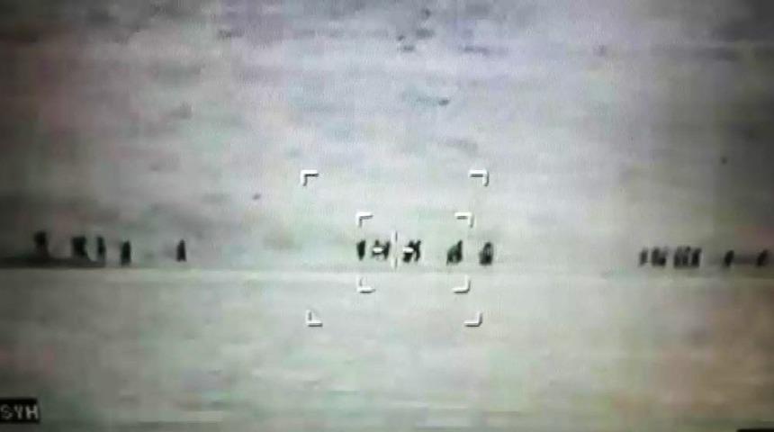 M&uuml;lteciler Termal kameraya yakalandı