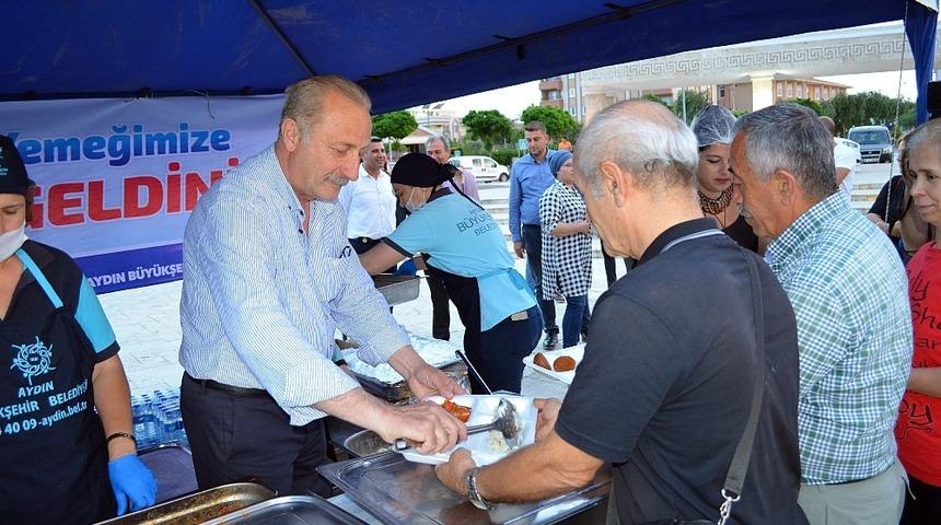 B&uuml;y&uuml;kşehir ve Didim Belediyesinden ortak iftar yemeği