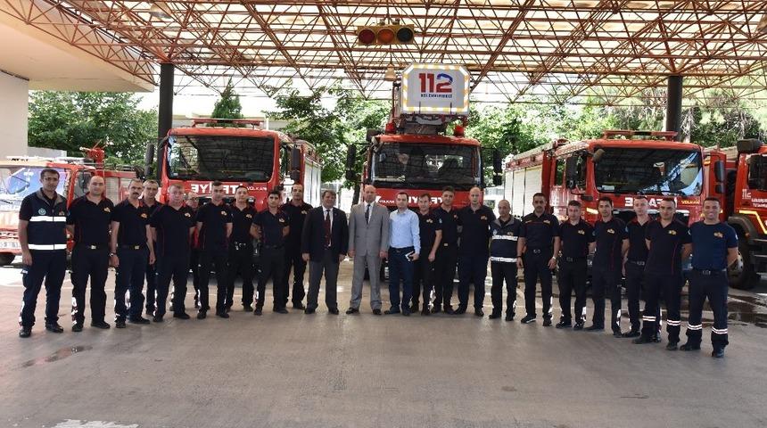Manisa B&uuml;y&uuml;kşehir İtfaiyesi her duruma hazır