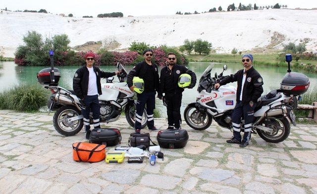 Motosiklet ambulanslar göreve başladı