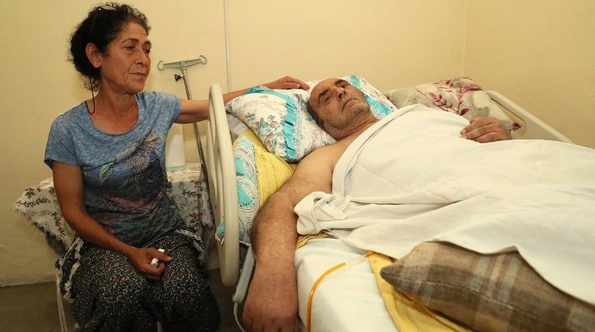 Başkan Se&ccedil;er&rsquo;den hasta şahsa ortopedik yatak