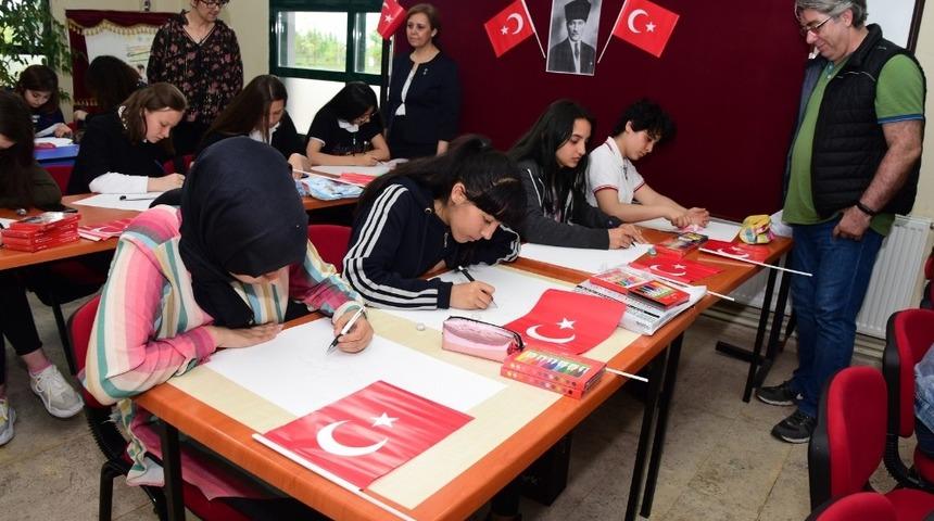 ESOG&Uuml;&rsquo;de &rsquo;19 Mayıs 1919&rsquo;dan 19 Mayıs 2019&rsquo;a&rsquo; başlıklı resim at&ouml;lyesi d&uuml;zenlendi