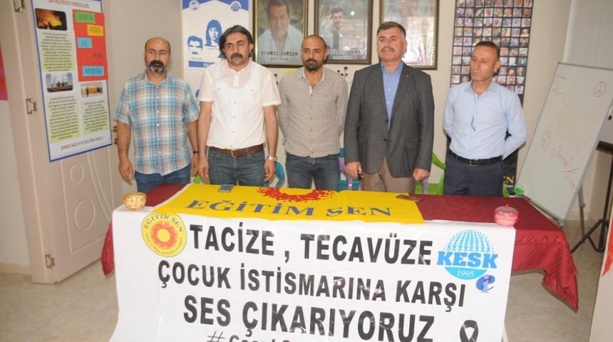 Eğitim-Sen Genel Sekreteri Kaya: "Cizre&rsquo;deki cinsel istismarın m&uuml;dahili olacağız"