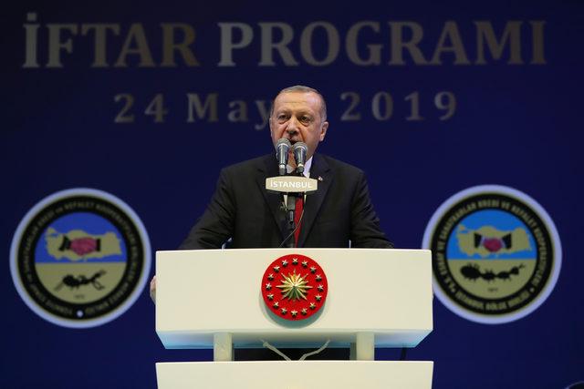 Cumhurbaşkanı Erdoğan İstanbul Esnaf ve Sanatkarları iftarında konuştu (1)