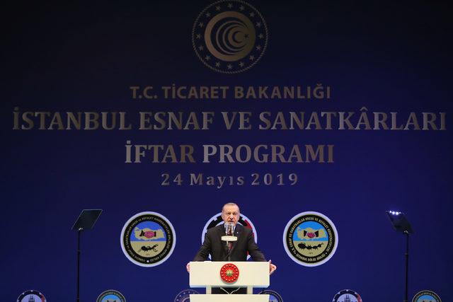 Cumhurbaşkanı Erdoğan İstanbul Esnaf ve Sanatkarları iftarında konuştu (1)