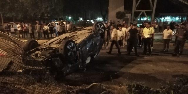 Otomobil takla attı: 1 Yaralı