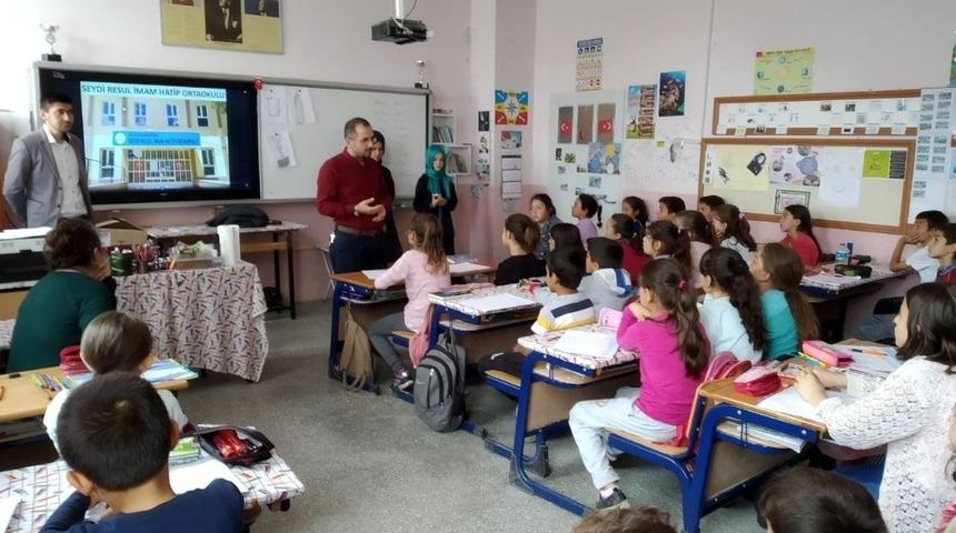 İlkokul öğrencilerine İmam Hatip Ortaokulu tanıtıldı