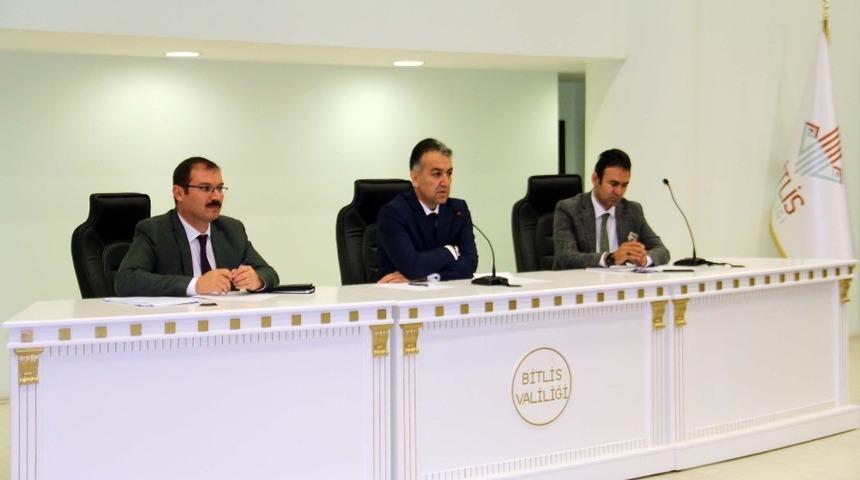 Bitlis&rsquo;te il idare şube başkanları toplantısı d&uuml;zenlendi