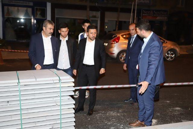 Belediye Başkanı Rasim Arı’nın gece mesaisi