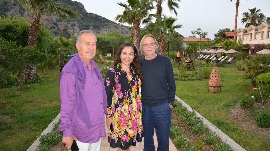 Ünlü Alman sanatçı Dalyan’a hayran kaldı