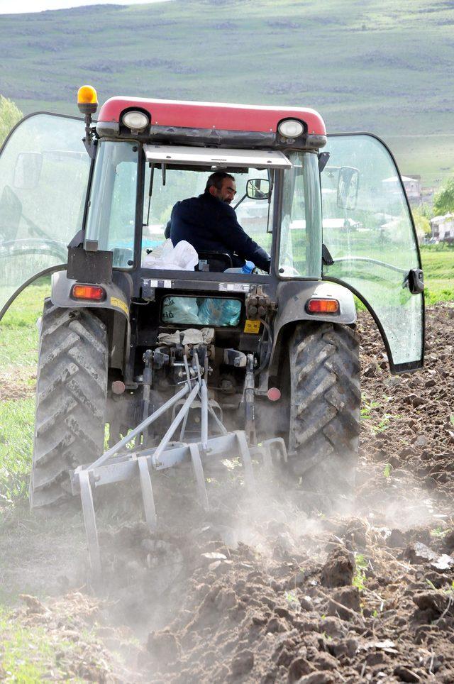 Tarlasını sürerken pulluk, 5 bin yıllık tarihe takıldı 3
