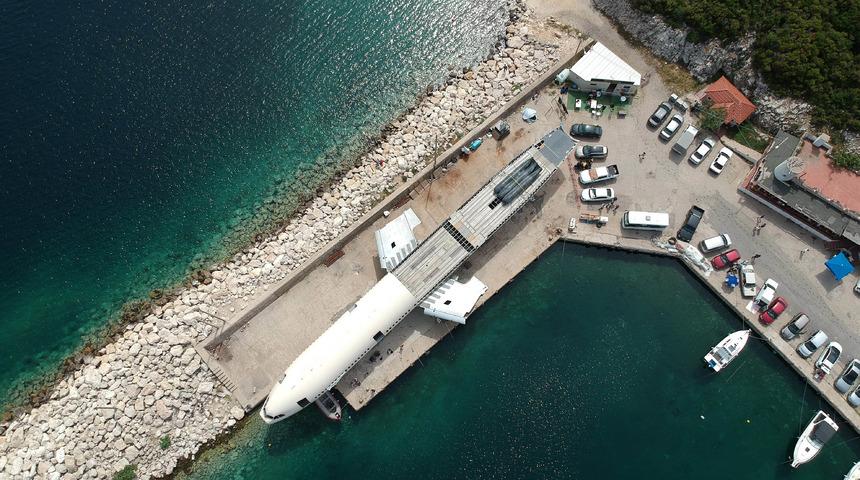 Saros K&ouml;rfezi'ne batırılacak dev yolcu u&ccedil;ağının montajında sona gelindi