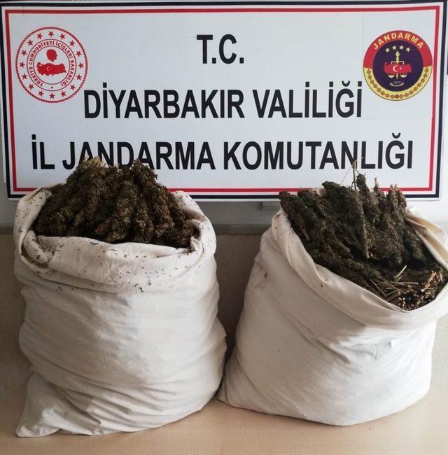 Diyarbakır’da 47 kilo 100 gram esrar ele geçirildi