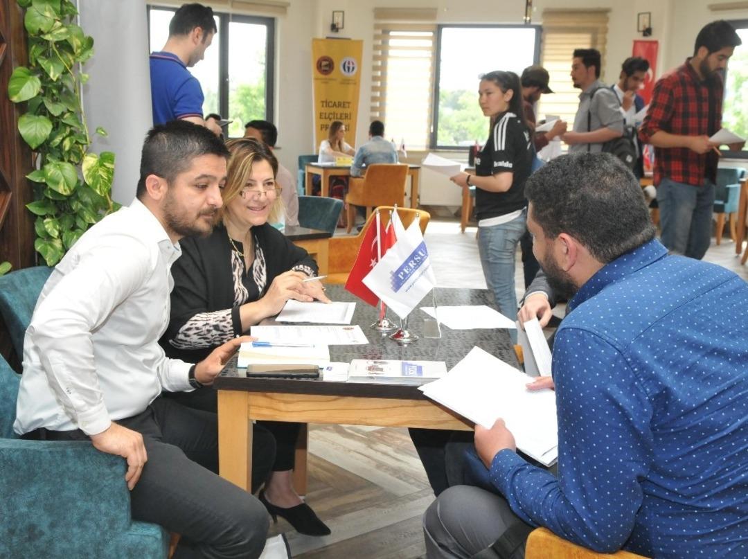 Ticaret el&ccedil;ileri GSO &uuml;yesi firmalarla buluştu