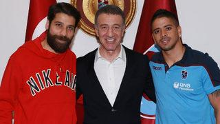 Trabzonspor'da Olcay Şahan ve Ibanez'e veda plaketi