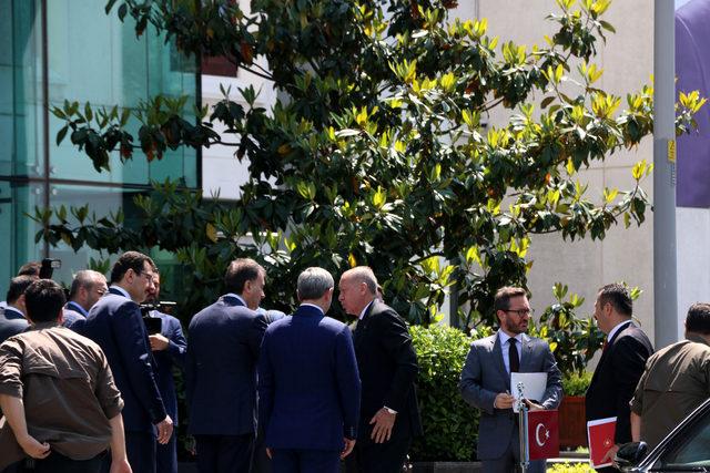 Cumhurbaşkanı Erdoğan AK Parti İl Başkanlığında