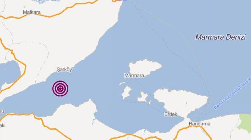 Son dakika Marmara Denizi'nde deprem! İstanbul'da da hissedildi (Son depremler AFAD-Kandilli)