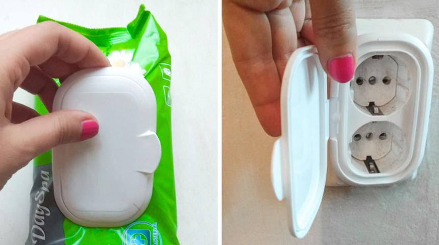 Islak mendil kapağıyla &ccedil;oğu annenin hayatını kurtaracak bir şey yaptı! 