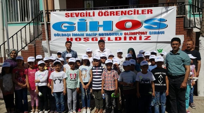 &Ouml;ğrenciler olimpiyat sınavına girdi